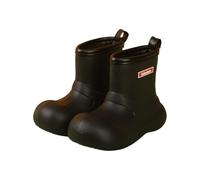 Wellies for Boys Girls Unisex Toddler Wellingtons Boots Short Rain Waterproof Non-Slip Rubber Shoes Outdoors Children Wellington Infants Outdoor Adventures Black