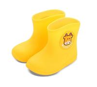 Wellies for Boys Girls Wellington Boots Short Rain Waterproof Non-Slip Animal Cartoon Pattern Welly Kids Motorbike Infants Outdoor Adventures