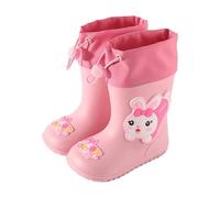 Wellies for Boys Girls Wellington Boots Toddler Rain Anti-Skid Waterproof Animal Cartoon Pattern Welly Unisex Children Infants Outdoor Adventures