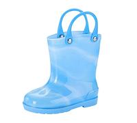 Wellies for Kids Boys Girls Wellington Boots Easy-on Anti-Skid Waterproof Animal Cartoon Pattern Welly Everyday Perfect 1-10 Years
