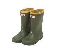 Wellies for Kids Childrens Toddler Welly Easy-on Boys Girls Lightweight Boots Plain Rain Boot Unisex Children Wellington Little Green