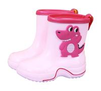 Wellies for Kids Childrens Toddler Welly Easy-on Waterproof Non-Slip Girls Boys Plain Rain Boot Outdoor Playing Toddler/Little Kid/Big Kid