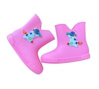 Wellies for Kids Rubber Wellington Boots Toddler Rain Waterproof Lightweight Shoes Outdoors Outdoor Playing Boot Infants Adventures Pink