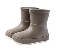 Wellies Kids Waterproof Wellington Boots Lightweight Waterproof Boots Princess Style Galoshes Water Shoes Lightweight All-Day Comfort Garden Walking School Run Pool Party Grey