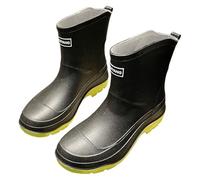 Wellies Waterproof Ankle Boots Women And Men Full Waterproof Anti Slip Garden Shoes Wellingtons Boots Short Chelsea Booties Ladies Wellies Non Slip Rubber Rainboots Walking Hiking Trekking Fishing