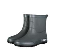 Wellies Waterproof Womens Boots Ladies Garden Shoes Wooden Court Shoes Men's Fashion Explosion Rain Mid Calf Water Kitchen Takeout Rain Boots Fishing Rubber Mens Rubber Boot (Green,8)