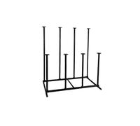 Wellington Boot Stand for Boots and Shoes, UK Made Solid Steel Welly Stand, Holds 4 Pairs, Weatherproof Indoor Outdoor Boot Rack for Hallway, Porch, Utility Room or Garden