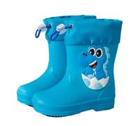Wellington Boots Children's Waterproof Boots Rain Shoes for Toddlers Girls Boys Rain Socks Baby Rain Boots Barefoot Shoes, a, 4 UK Child