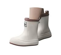 Wellington Boots Kids Non-Slip Waterproof Boots PVC Material Character Design Galoshes Water Shoes Easy Pull-On Handles Nature Exploration Water Park Splash Play for 8-14 Years Beige