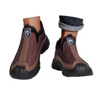 Wellington Boots, Men's Casual Shoes, Without Laces, Slip-On Trainers, Non-Slip Work Shoes, Soft Hiking Shoes, Outdoor Shoes, Plain Fitness Shoes, coffee, 9.5 UK