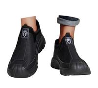 Wellington Boots, Men's Casual Shoes, Without Laces, Slip-On Trainers, Non-Slip Work Shoes, Soft Hiking Shoes, Outdoor Shoes, Plain Fitness Shoes, black, 8 UK
