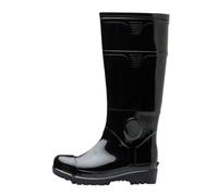 Wellington Boots Men's Long Shaft Rain Boots Women's Wellington Boots Waterproof Rubber Boots Slip On Boots Non-Slip Garden Boots Rain Shoes Outdoor Long Shaft Boots Rubber Shoes Size 36-43, a, 6 UK