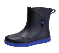 Wellington Boots Men's Short Fishing Boots Hiking Boots Half Height Unisex Walking With The Dog Practical Short Garden Shoes Casual Half Height Short Hikin Men Short Waterproof, blue, 8 UK