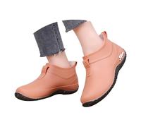 Wellington Boots Women Ankle Ladies Wellies Short Chelsea Booties Waterproof Rain Boots Slip-On Wide Calf Rains Short Mens & Womens Non Slip Walking Wellies Walking Hiking Trekking Fishing Riding