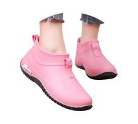 Wellington Boots Women Ankle Ladies Wellies Short Chelsea Booties Waterproof Rain Boots Slip-On Wide Calf Rains Short Mens & Womens Non Slip Walking Wellies Walking Hiking Trekking Fishing Riding
