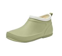 Wellington Boots Women's Hiking Boots EVA Outdoor Work Shoes Kitchen Western Boots All Seasons Wellington Boots Lightweight for Gardening Women Breathable Comfortable, Green, 7 UK