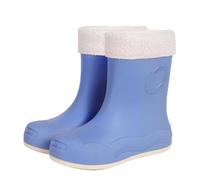 Wellington Boots Women's Rain Boots Outdoor Slip Casual Short Ankle Rubber Shoes for Hiking Camping Daily Use Shoes Women Yellow Summer, sky blue, 2/2.5 UK