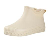Wellington Boots Women's Short Fishing Boots Easy to Clean Kitchen Western Boots Walking with the Dog Work Shoes Half Height Boots for Gardening Ankle Boots Non-Slip, White, 7 UK