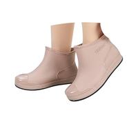 Wellington Ladies Boots Women Ankle Wellies Wide Fit Waterproof Stylish Summer Boot Waterproof Antislip Hiking Boots Lightweight Fashion Walking Garden Shoe Slip-on