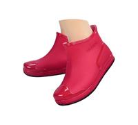 Wellington Ladies Boots Women Ankle Wellies Wide Fit Waterproof Stylish Summer Boot Waterproof Antislip Hiking Boots Lightweight Fashion Walking Garden Shoe Slip-on