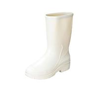 Wellingtons Waterproof Boots for Women UK Garden Shoes Color Boots for Women Short Rain Womens Ankle Rainboot Garden Boot Ladies Rubber Outside Work with Comfort Bow Back Rain (White,4)