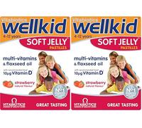 Wellkid Soft Jelly Strawberry - 30 Count (Pack of 2)