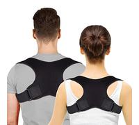wellmall-hula Posture Corrector for Men and Women, Comfortable Upper Back Bracefor Clavicle Support, Adjustable Back Straightener and Providing Pain Relief from Shoulder, Neck & Back