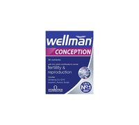 Wellman Conception Tablets for Men - Nutrition for conception & spermatogenesis, zinc-rich antioxidant support for male reproductive health