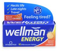 Wellman Energy Vitabiotics Natural Orange 10 Effervescent Tablets