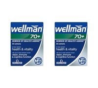 Wellman Multivitamin Tablets for Men Over 70 Years, 60 Tablets (Pack of 2)