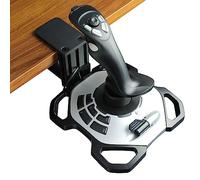 WELLMETE The Desk Mount for Flight Sim Joystick - Compatible with Logitech G Extreme 3D PRO Joystick for Windows, Adjustable Durable Metal Holder for Hotas Gaming