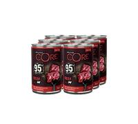 Wellness CORE 95 Percent Wet Dog Food Beef & Broccoli Grain-Free – 6 x 400 g