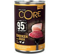 Wellness Core Can 95% Chicken And Duck With Carrots Dog Food - 6 x 400g