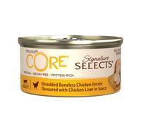 WELLNESS CORE Cat Shredded Boneless Chicken Entree with Chicken Liver in Sauce 79g