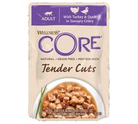 WELLNESS CORE Cat Tender Cuts with Turkey and Duck in Savoury Gravy | Size: 8x85g
