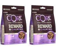 Wellness CORE Reward+ Treats Duck, Supports in Calming Your Dog, Soft Grain Free Dog Treats, 170g (Pack of 2)