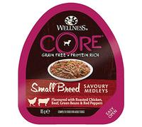 Wellness Core, Savoury Medley Wet Dog Food, Chicken, Beef and Vegetables, No Additives, Soft Texture, 0.1 kg, Ideal for All Dogs