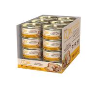Wellness CORE Signature Selects, 24 x 79g, Shredded Chicken & Chicken Liver, Wet Cat Food, Tasty Shreds in Sauce, All-Natural, Grain-Free, High Meat C