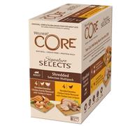 Wellness Core Signature Selects Adult Wet Cat Food - Shredded Selection (8 x 79g)