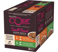 Wellness CORE Small Breed Savoury Medleys 6 x 85g, Lamb, Venison & Chicken Mix