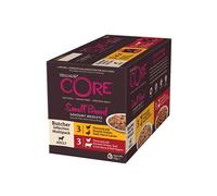 Wellness CORE Small Breed Savoury Medleys, Wet Dog Food Small Dogs, Dog Food Wet Smaller Breed, Grain Free, High Meat Content, Butcher Selection Mix, 6 X 85 G
