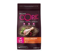 Wellness CORE Small Breed Adult Low Fat, Dry Dog Food for Small Breeds, Grain Free, High Meat Content, Turkey,1.5 kg (Pack of 1)
