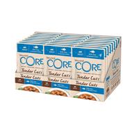 Wellness CORE Tender Cuts, 24 x 85g, Tuna, Wet Cat Food Pouches, Tender Pieces in Sauce, All-Natural, Grain-Free, High Meat Content, Protein-Rich, No