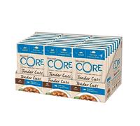 Wellness CORE Tender Cuts 24 x 85g, Tuna - Wet Cat Food, Tender Pieces in Sauce, Grain-Free, Natural, Hypoallergenic, Protein-Rich, High Fish Content