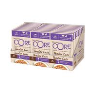 Wellness CORE Tender Cuts, 24 x 85g, Turkey & Duck, Wet Cat Food Pouches, Tender Pieces in Sauce, All-Natural, Grain-Free, High Meat Content, Protein-