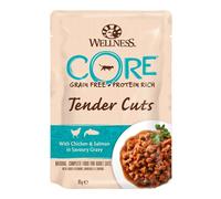 Wellness Core Tender Cuts Chicken And Salmon In Savoury Gravy Cat Food - 24 x 85g