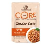 Wellness Core Tender Cuts Chicken And Turkey In Savoury Gravy Cat Food - 24 x 85g
