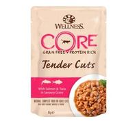 Wellness Core Tender Cuts Salmon And Tuna In Savoury Gravy Cat Food - 24 x 85g