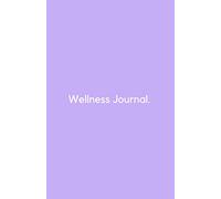 Wellness Journal Pastel Purple Lilac Notebook - 8.5 X 5.5 A5 Size - 100 pages - Medium Lined Paperback Notebook for Writing, Notes, Doodling and Tracking - Female Empowerment