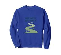 Wellness Journey: Mindful Path to Health and Balance Sweatshirt, Adult Unisex, Royal Blue, S